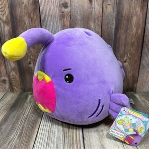 Fiesta Snugglies Scary Deep Sea Angler Fish Stuffed Animal Plush Toy 10” New
